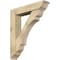 Ekena Millwork Olympic Traditional Rough Sawn Bracket w/ Offset Brace, Douglas Fir, 8"W x 38"D x 44"H BKT0806X38X44OLY01RDF - alternate 1